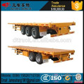 Factory direct sale tri/double axle 40FT container flat bed trailer